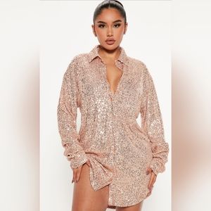 Fashion Nova sequin dress